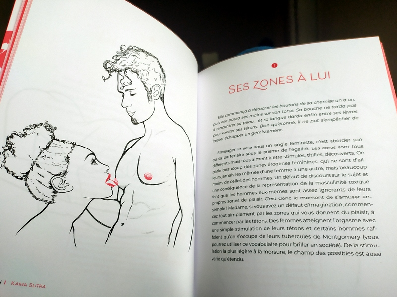 Photo du livre Kama Sutra dans la partie "Baisers et caresses"