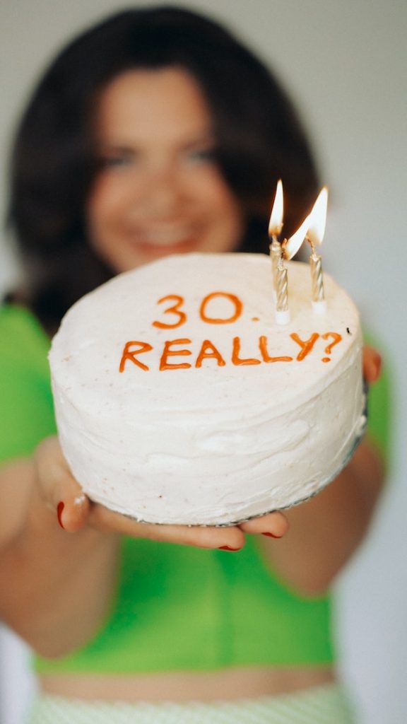 gâteau d'anniversaire femme de 30 ans