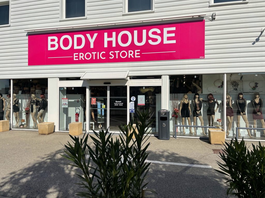 Devanture d’une boutique BodyHouse