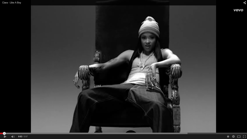 Capture du clip « Like a Boy » de Ciara