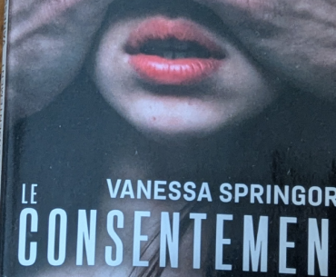 Le livre "le consentement" de Vanessa Springora