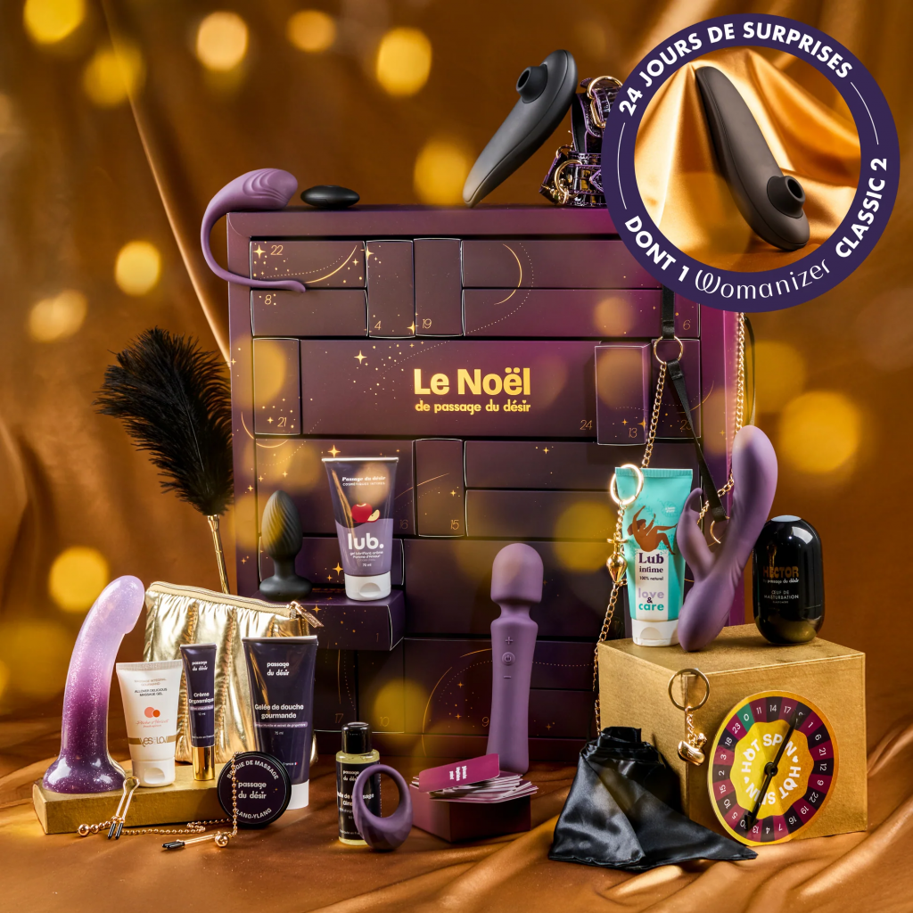 Calendrier de l'Avent Passage du Désir pour offrir un cadeau de Noël sensuel 