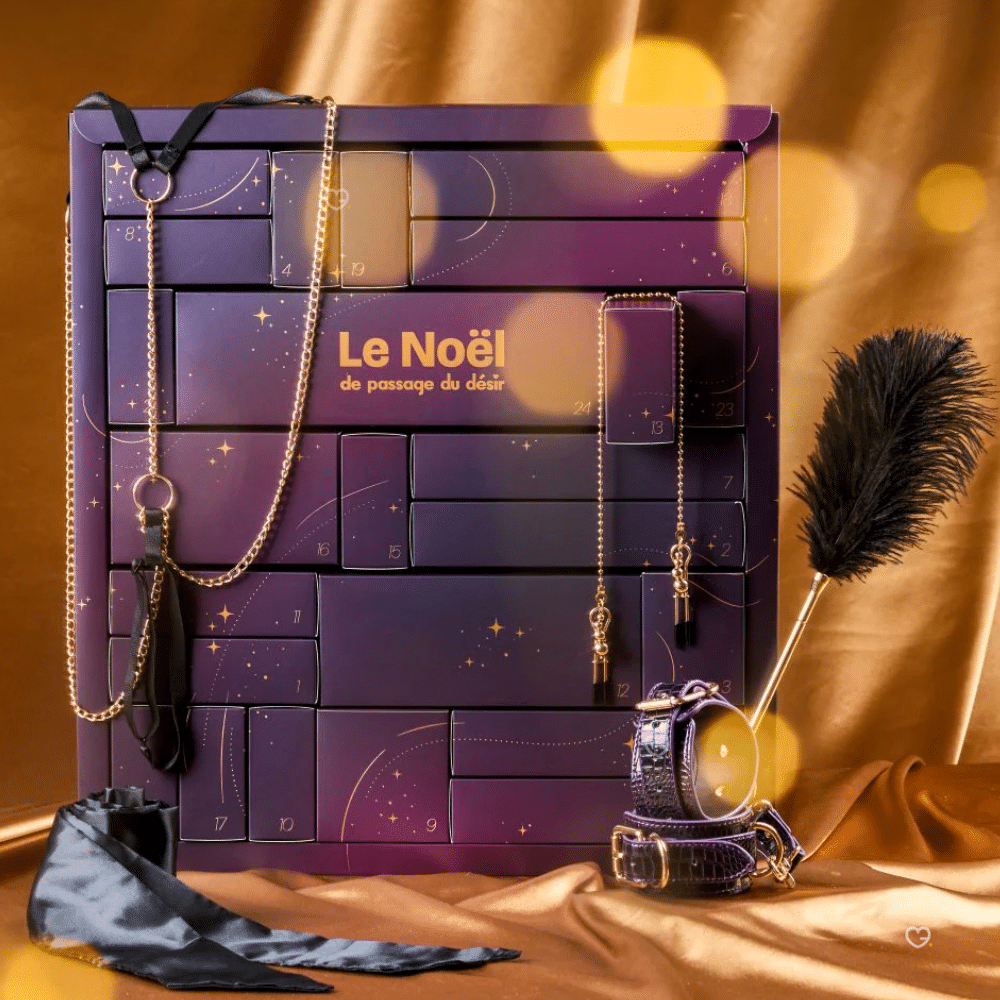Accessoires bondage et bdsm du Calendrier de l'Avent de Passage du Désir pour Noël