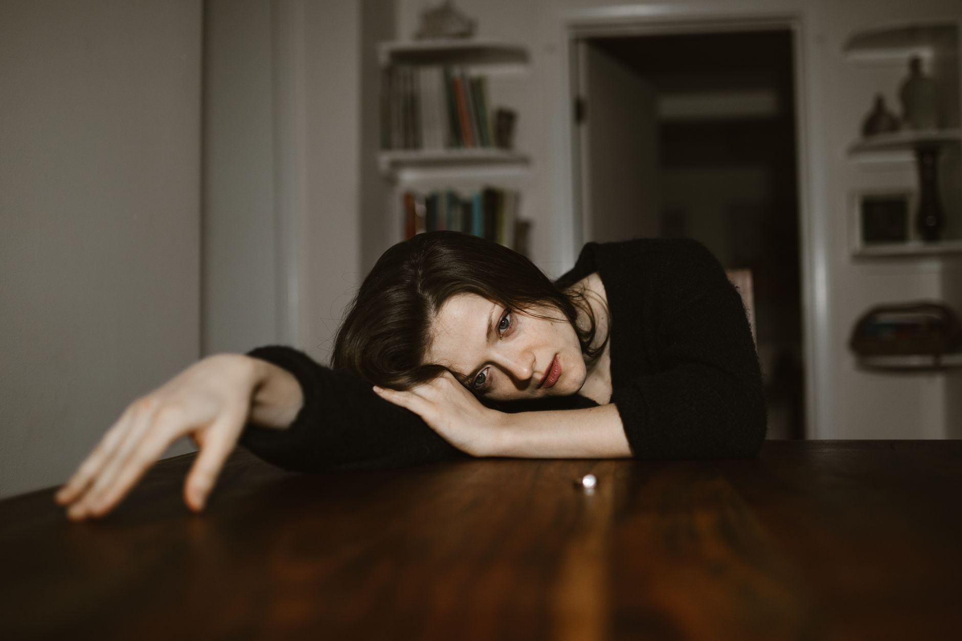 femme triste